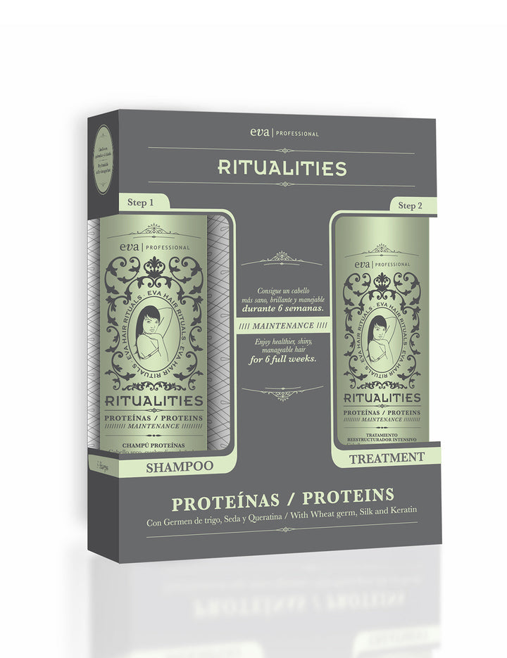 RITUALITIES PROTEINS SALON EXCLUSIVE - saloninė procedūra, kuri subalansuoja baltymų kiekį jūsų plaukuose (sausiems, trapiems ir/ar pažeistiems plaukams)-shadecity-official