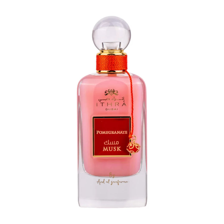 Ard Al Zaafaran Ithra Dubai Pomegranate Musk Collection perfumed water for women 100ml