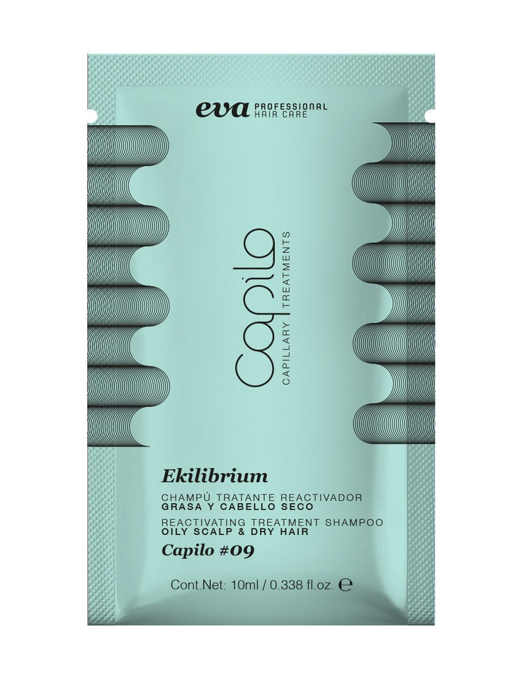 Capilo Ekilibrium shampoo #09 - šampūnas riebiai galvos odai ir sausiems plaukams - SHADE CITY