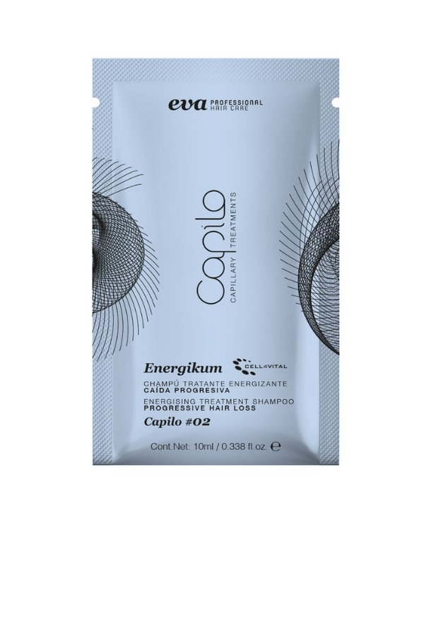 Capilo Energikum shampoo #02 - šampūnas nuo intensyvaus plaukų slinkimo - MĖGINYS - SHADE CITY