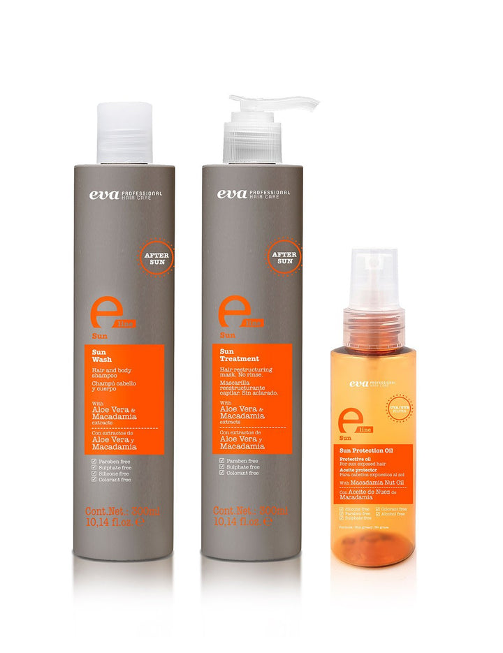 E-line sun protection oil - apsauginis aliejus nuo saulės (UV/UVB) - SHADE CITY